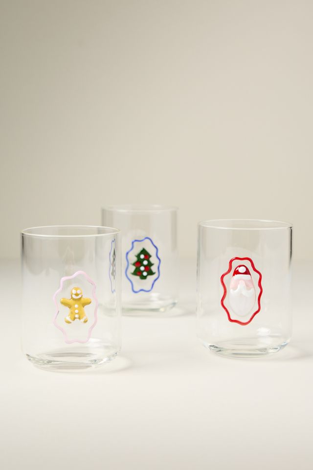 Love Notes Holiday Juice Glasses