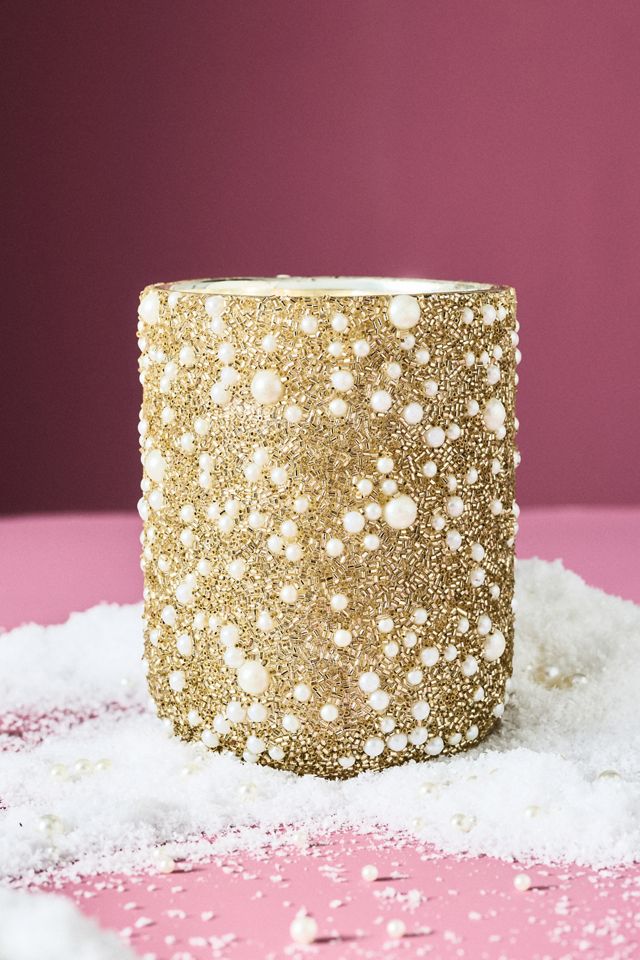 Party Pearl Fresh Mistletoe & Moss Glass Candle #2