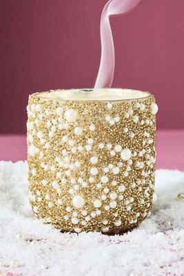 Party Pearl Fresh Mistletoe & Moss Glass Candle