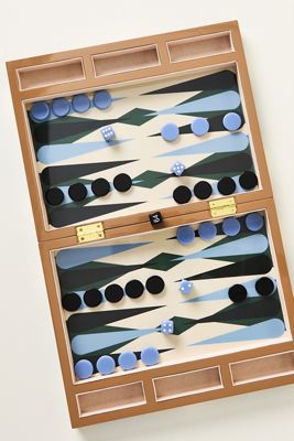 Lucite Backgammon Game Set
