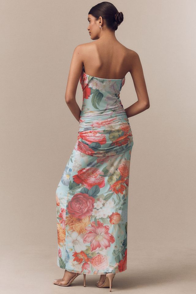 AFRM Rosalie Strapless Drop-Waist Maxi Dress