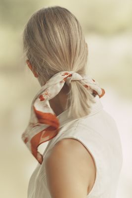 Floral Gauze Bandana