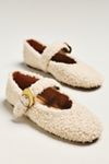 Circus NY by Sam Edelman Bella Faux Sherpa Fleece Mary Jane Flats