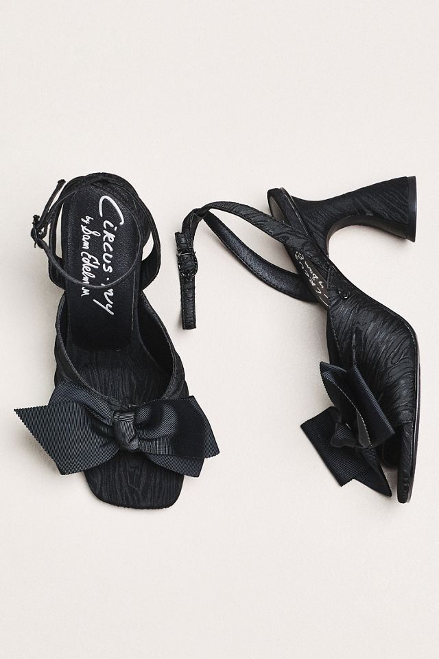 Circus NY by Sam Edelman Wilma Bow Ankle-Strap Heels #1
