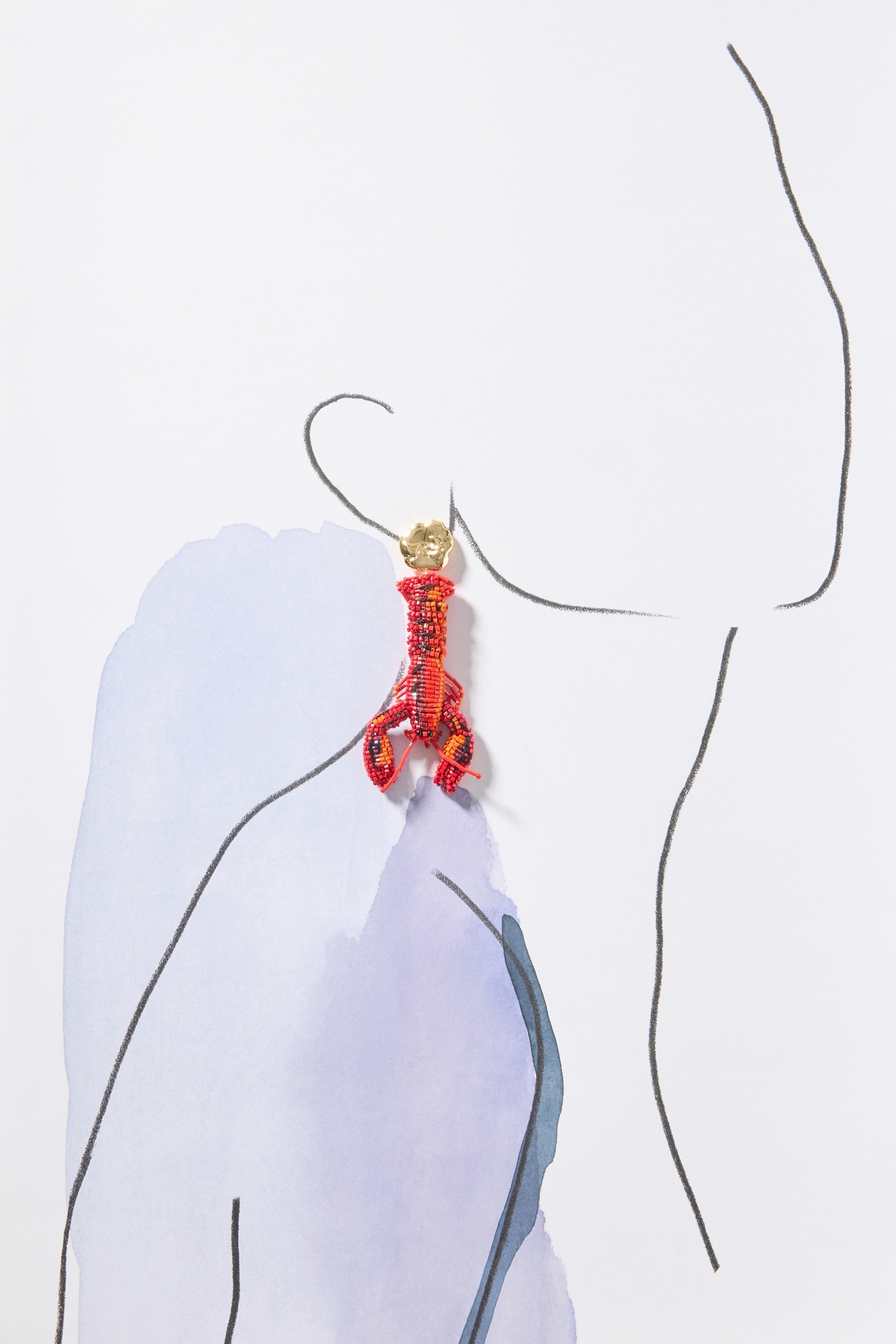 Mignonne Gavigan Lobster Drop Earrings