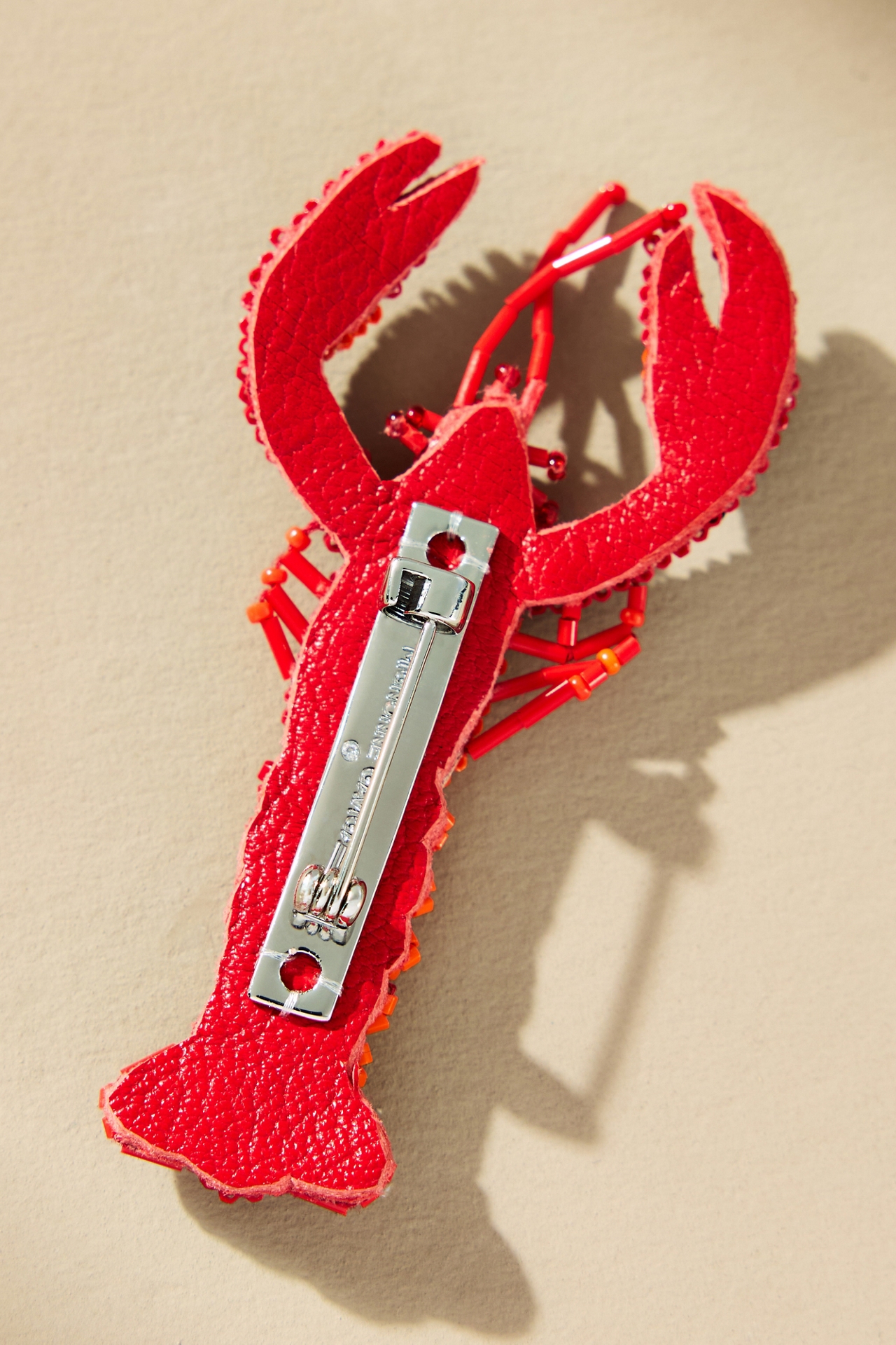 Mignonne Gavigan Beaded Lobster Brooch