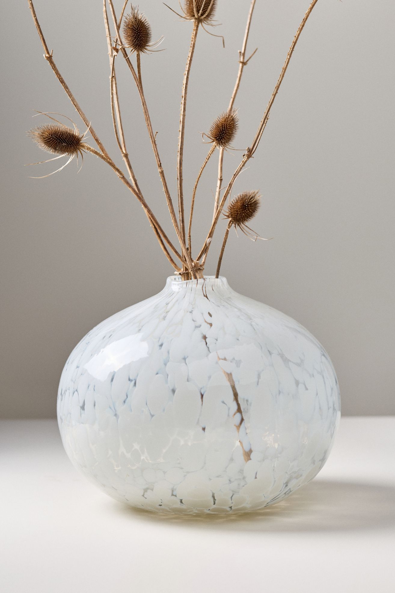 Isla Confetti Glass Vase - White Confetti, Standard, One Size