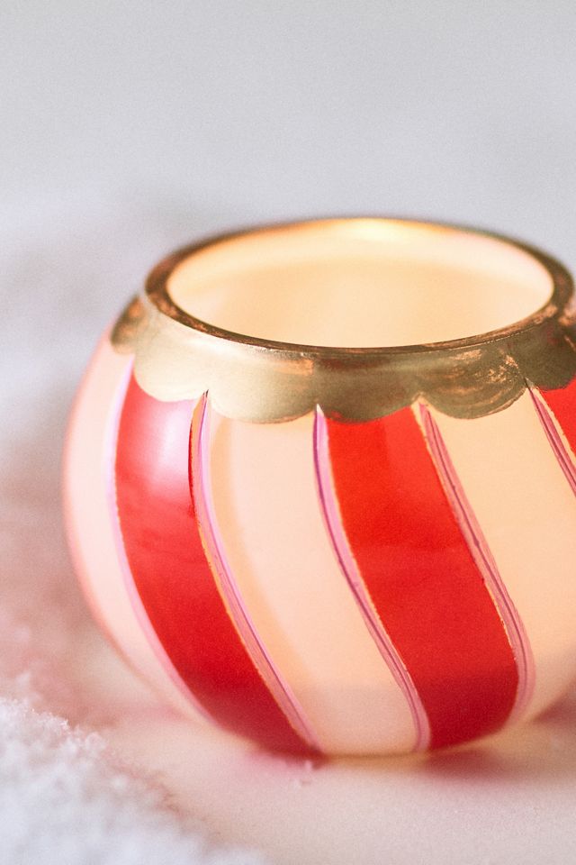 Holiday Round Ornament Votive #1