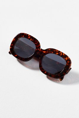 I-SEA Oversized Oval Retro Tort Sunglasses