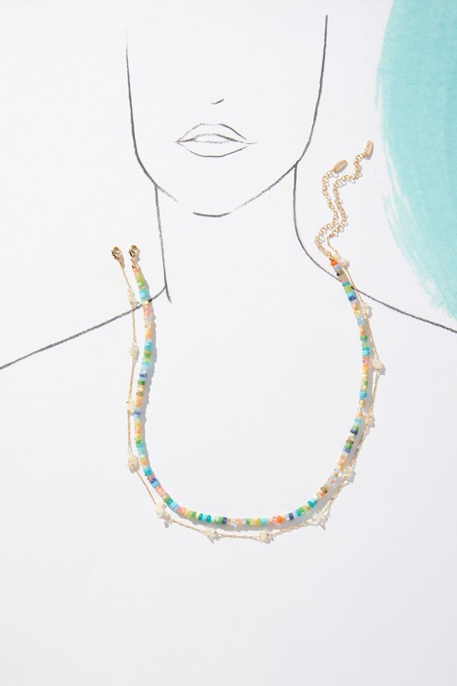 Beaded Soleil Necklaces, Set of 2 #2