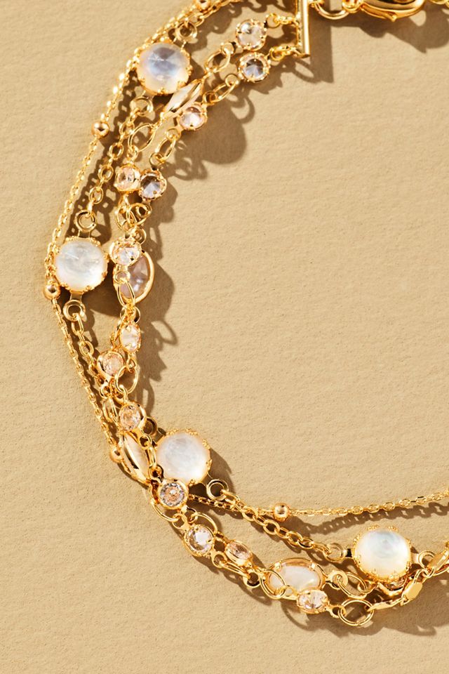Layered Crystal Bracelet #1