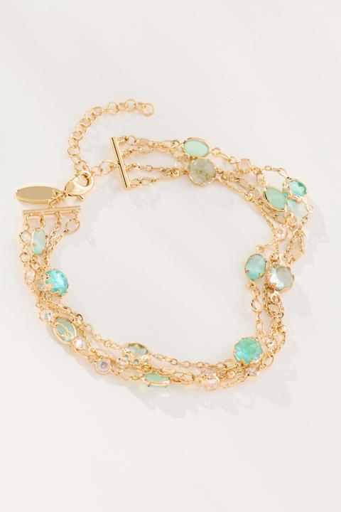 Layered Crystal Bracelet