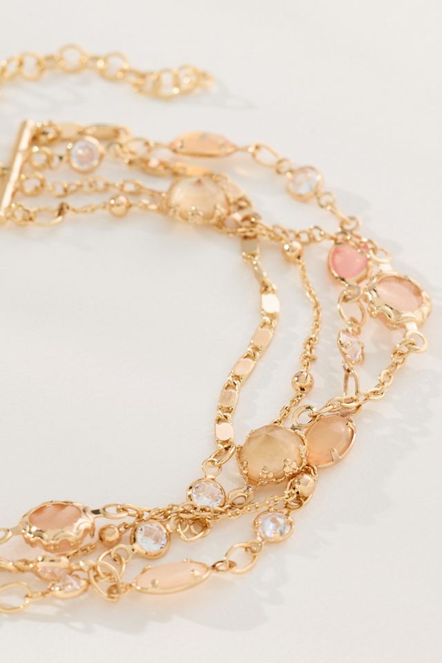 Layered Crystal Bracelet #2