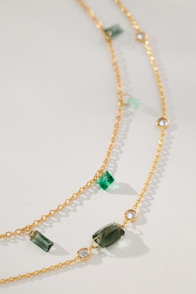 Baguette Crystal Necklace #1