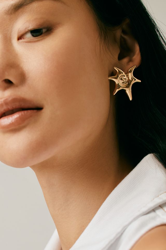 Sunburst Post Earrings #1