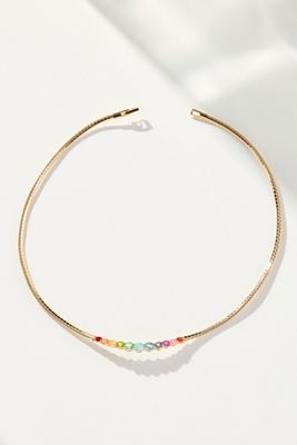 Colorful Enamel Gem Necklace