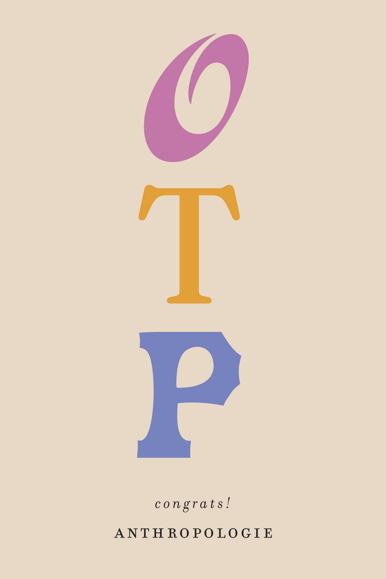 Anthropologie Gift Card