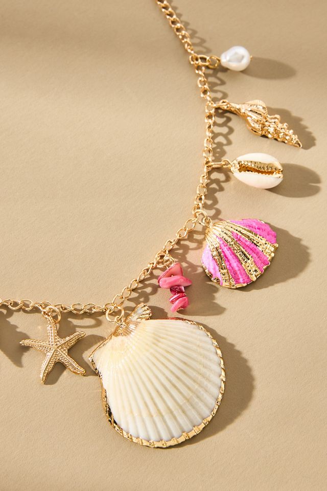8 Other Reasons Large Shell Pendant Necklace #1