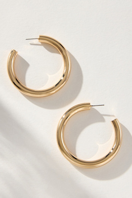 Ettika Large Thick Classic Hoop Earrings