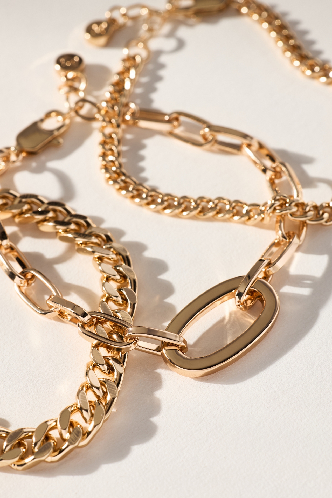 Ettika Chain Game Bracelets, Set of 3