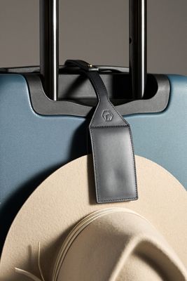 TOPTOTE Leather Luggage Tag Hat Clip