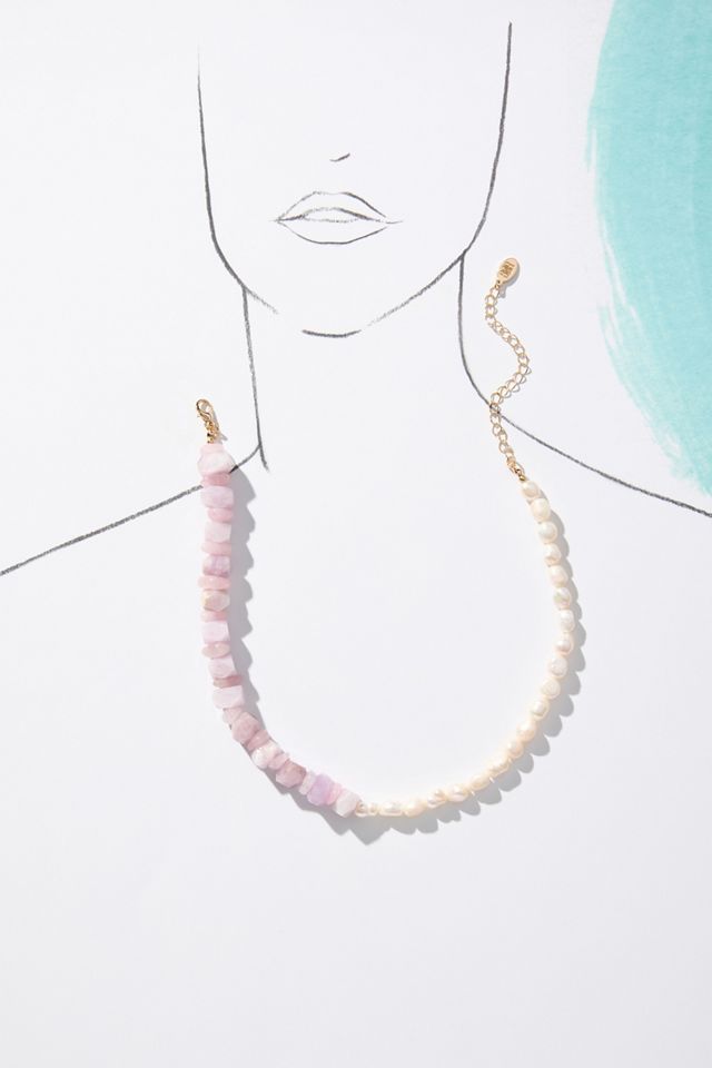8 Other Reasons Split Pearl Necklace #2