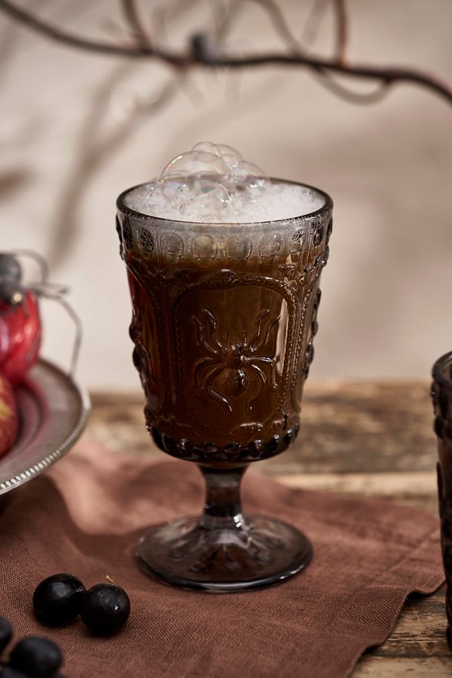 Halloween Embossed Glass