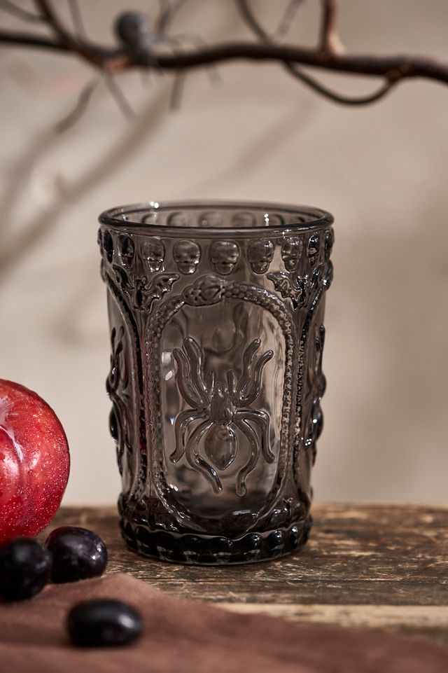 Halloween Embossed Glass