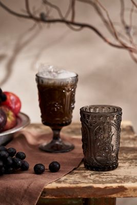 Halloween Embossed Glass