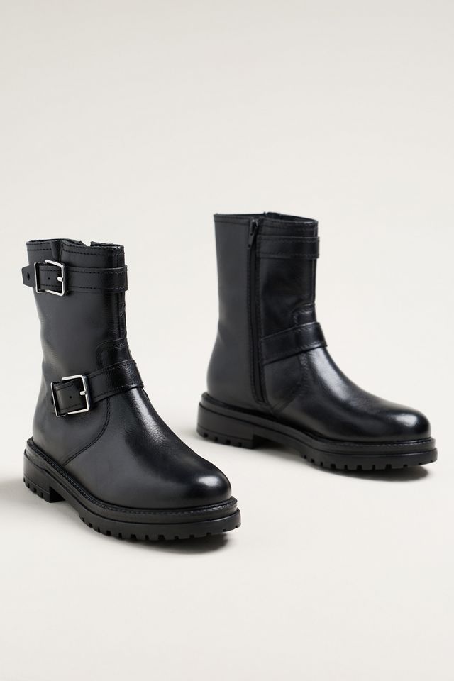 By Anthropologie Stompy Buckle Boots #1