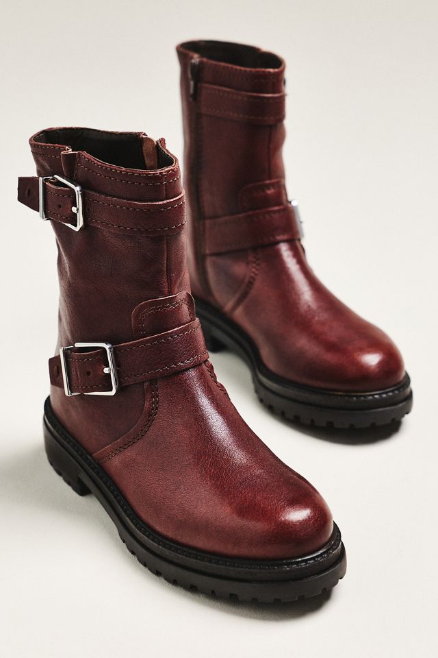 By Anthropologie Stompy Buckle Boots #2