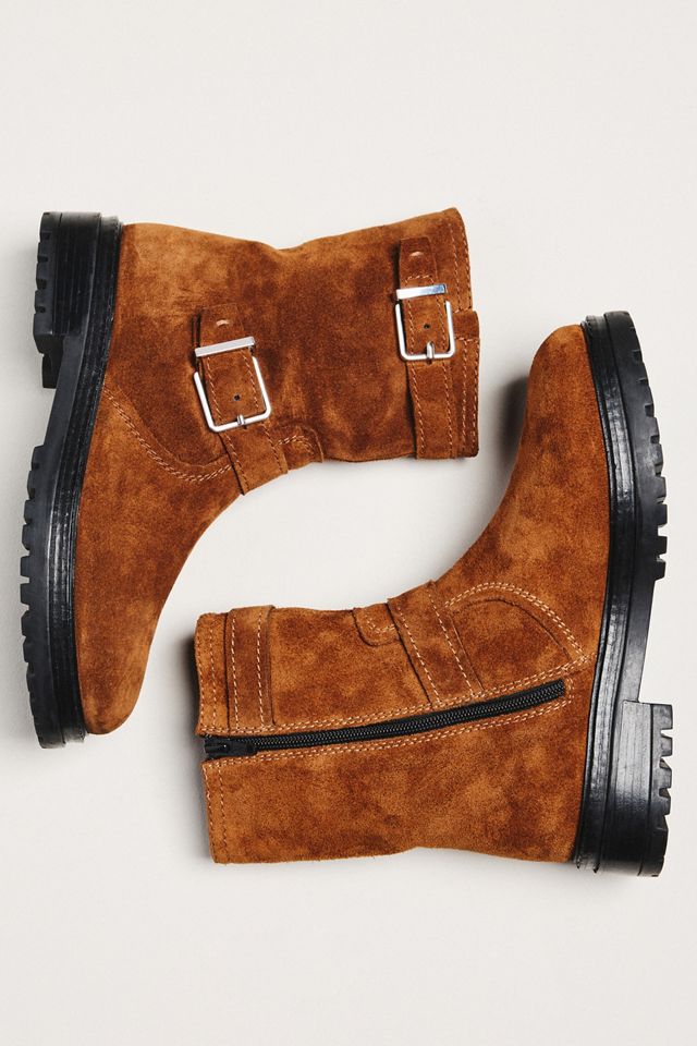 By Anthropologie Stompy Buckle Boots #2