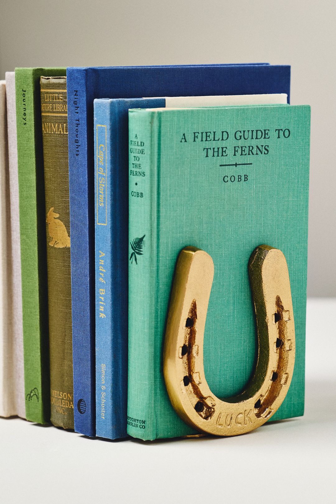 Horseshoe Bookends - Gold, One Size