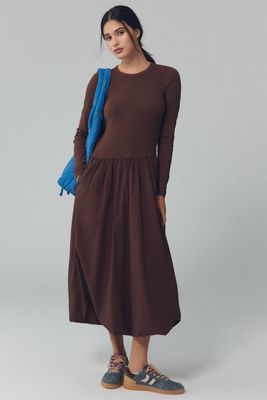 Velvet by Graham & Spencer Dolce Long-Sleeve Midi Dress