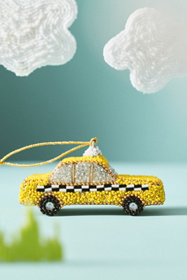 Anthropologie Beaded Travel Ornament In Multi