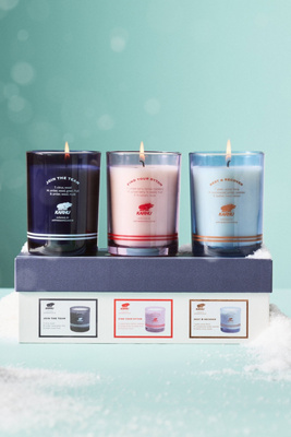 Anthropologie Karhu Boxed Candles, Set Of 3 In Multi