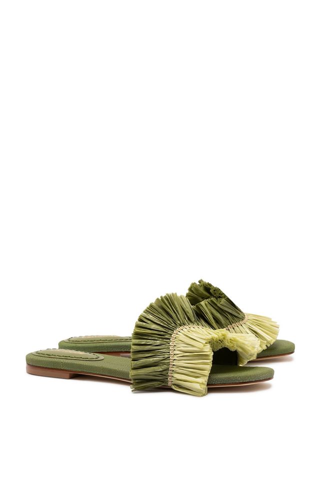Larroudé Ivy Fringe Flat #1