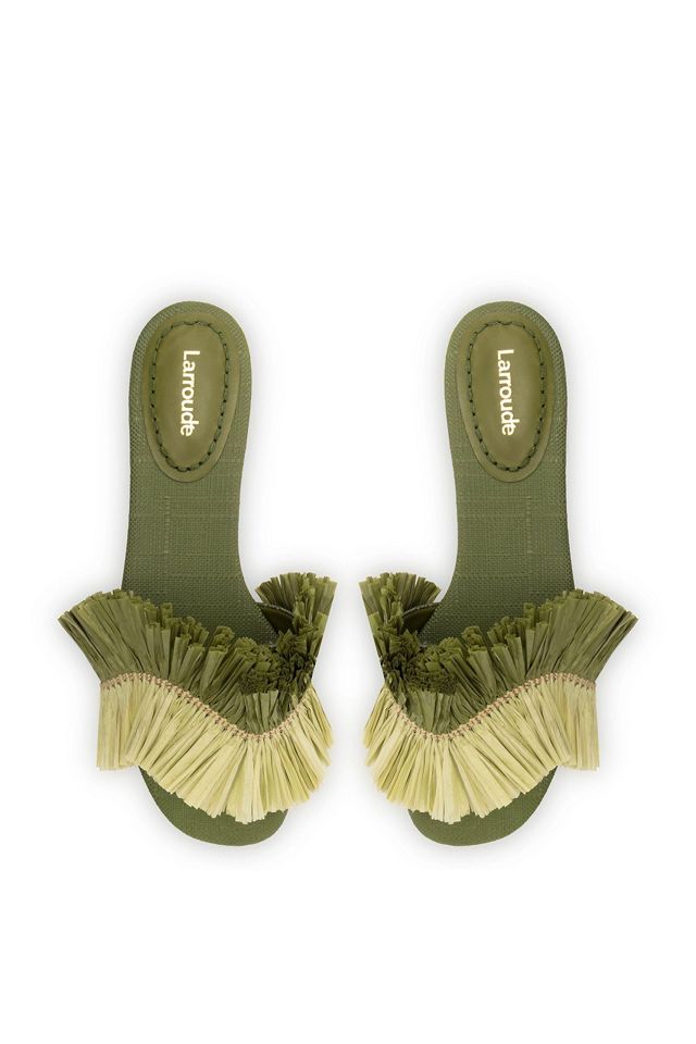 Larroudé Ivy Fringe Flat #2