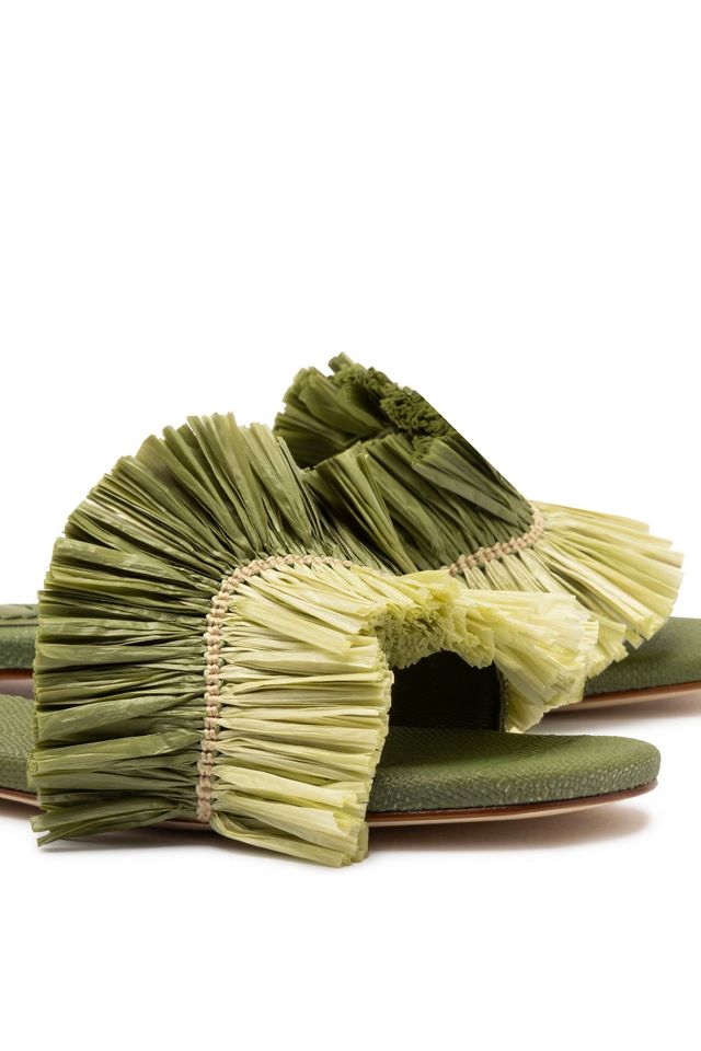 Larroudé Ivy Fringe Flat #3