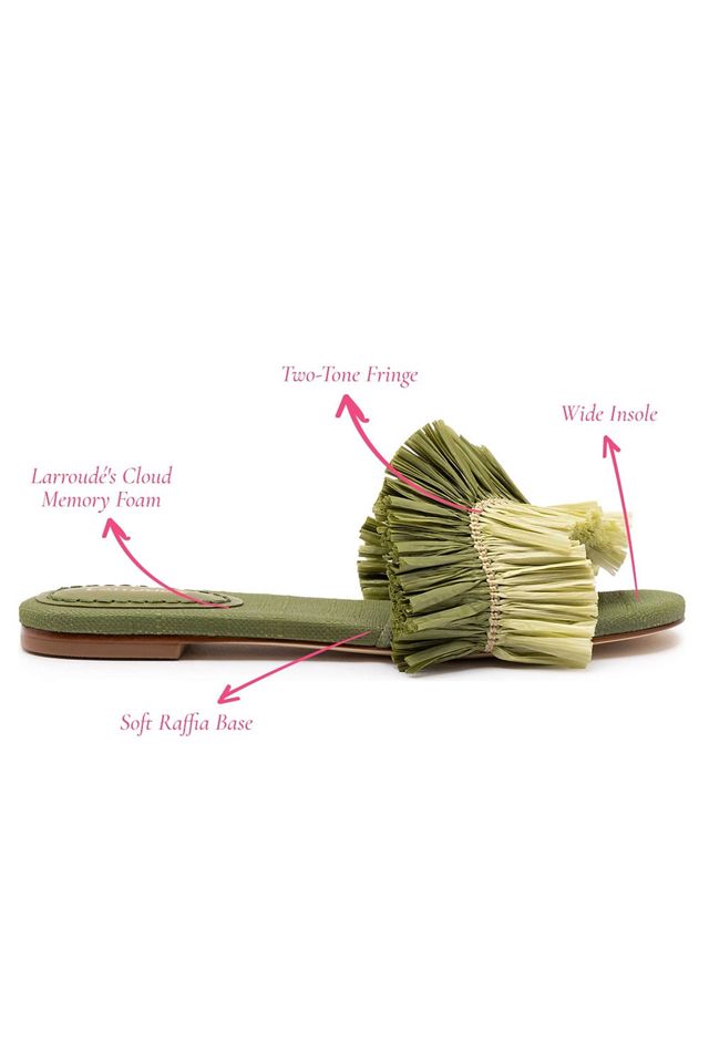 Larroudé Ivy Fringe Flat #4