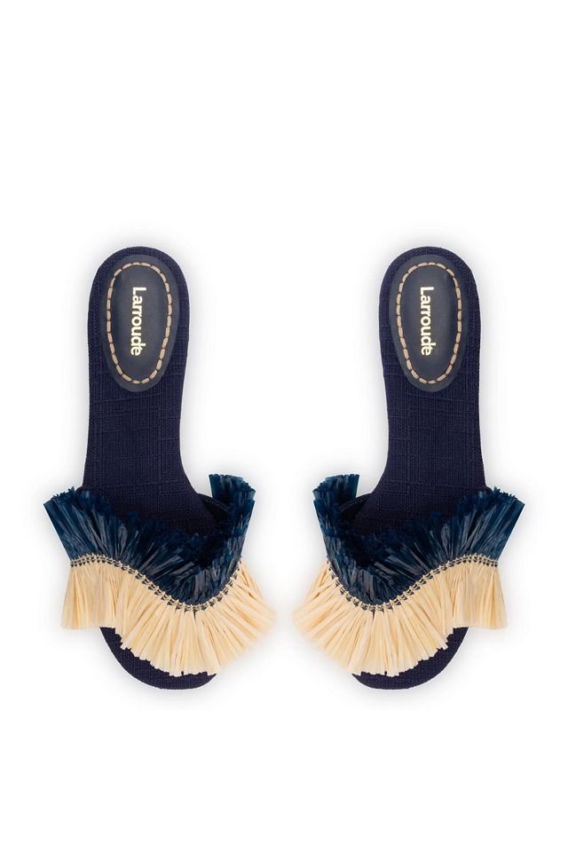 Larroudé Ivy Fringe Flat #2