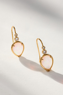 By Anthropologie Faceted Stone Drop Earrings