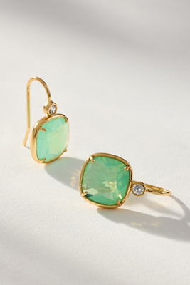 By Anthropologie Faceted Stone Drop Earrings