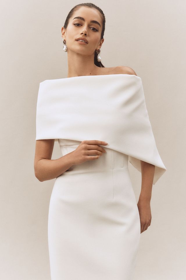 Rachel Gilbert Clara Stretch Crepe Wedding Gown 