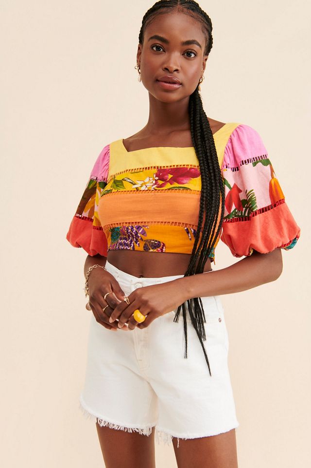 FARM Rio Rainbow Mixed Tiered Top #1