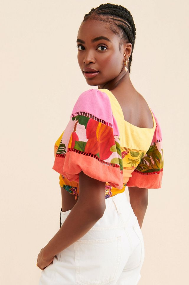 FARM Rio Rainbow Mixed Tiered Top #2