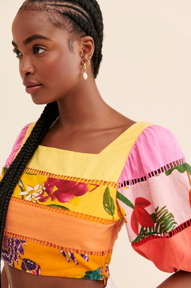 FARM Rio Rainbow Mixed Tiered Top #3