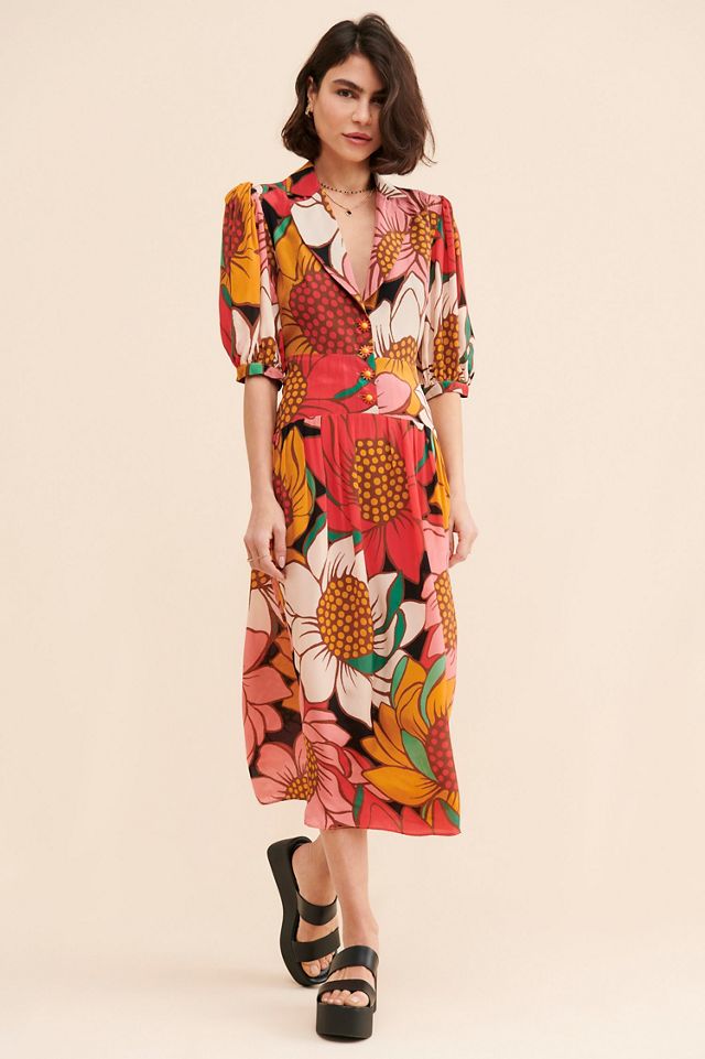 FARM Rio Sunflower Midi Dress #3