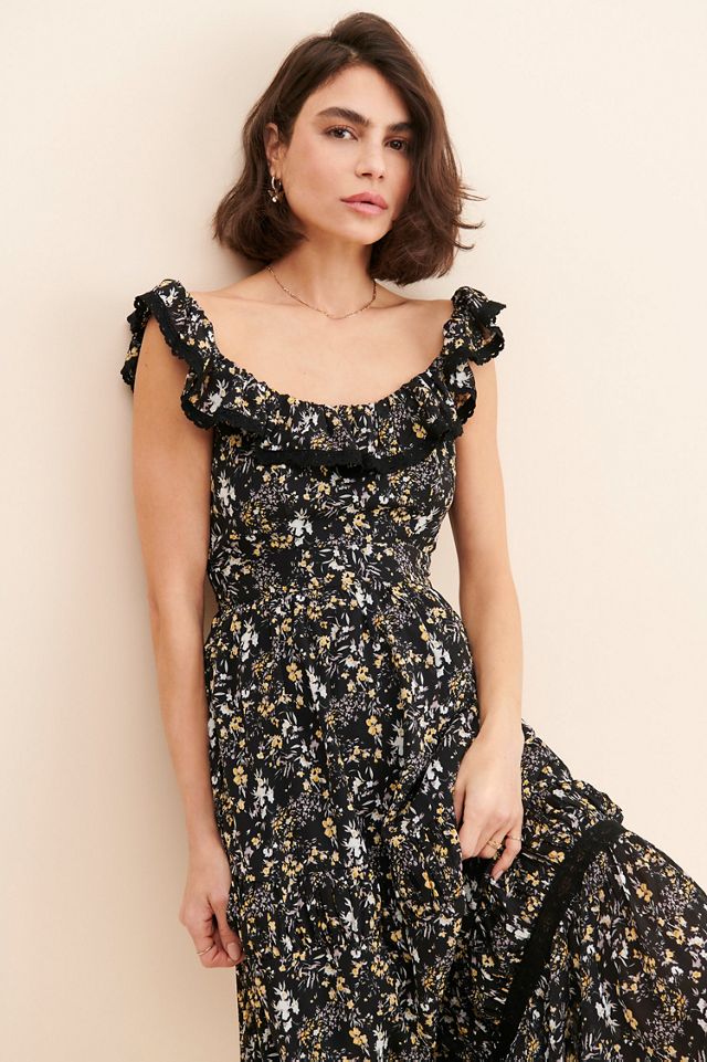 Free the Roses Scoop Neck Maxi Dress #2