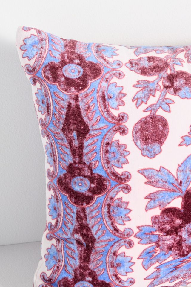 Maisie Velvet Floral Lumbar Pillow #2